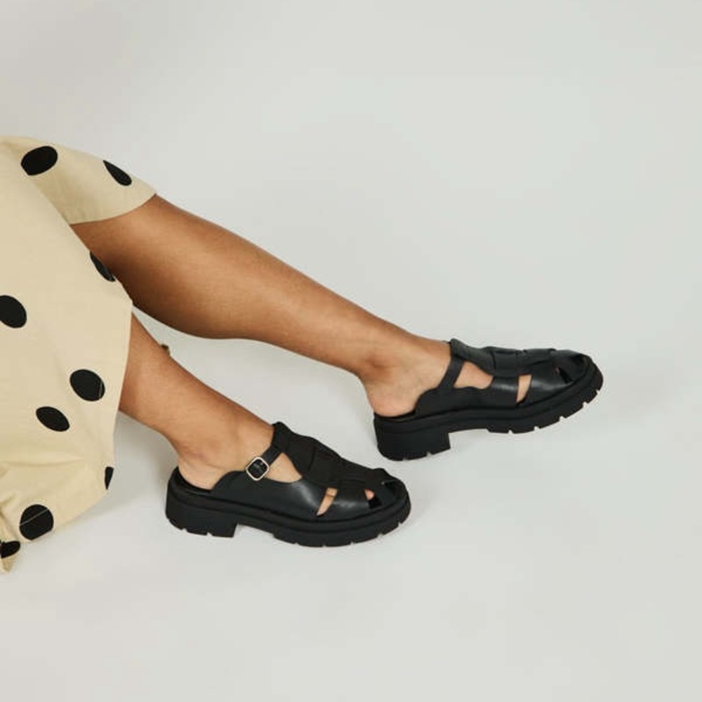 Intentionally Blank Kurt Fisherman Sandal